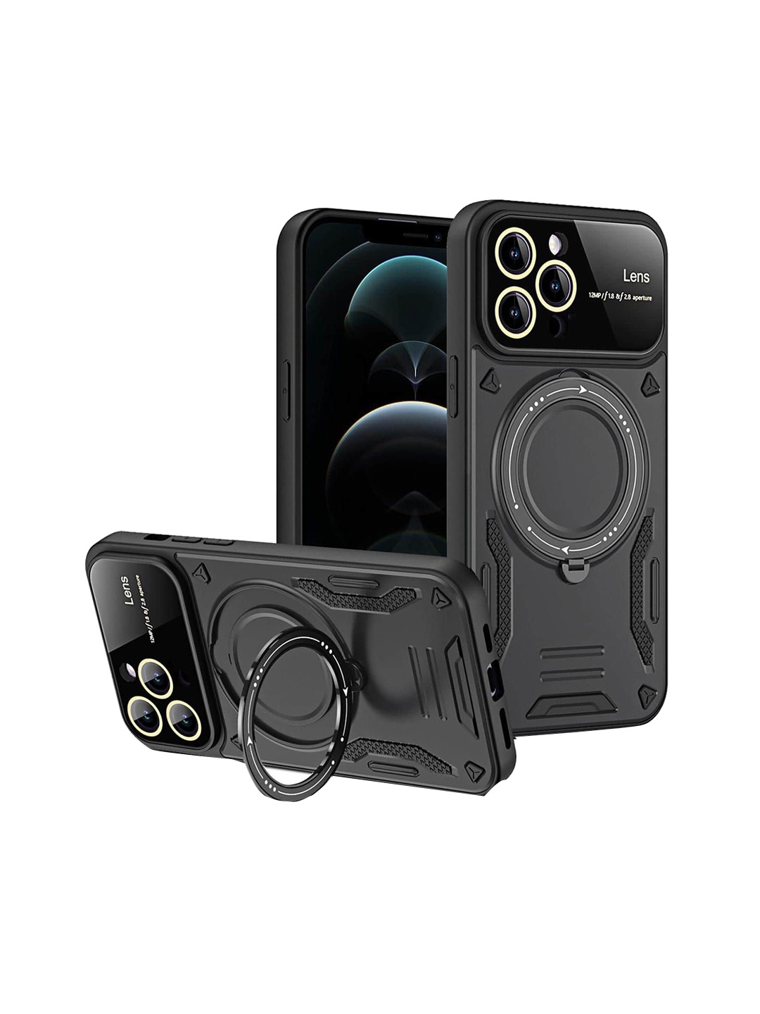 

TREEMODA iPhone 14 Pro Max Back case, Black