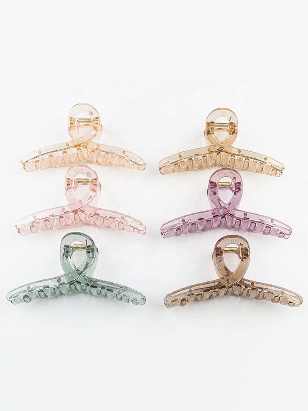 

Krelin Set of 6 Claw Clip, Purple