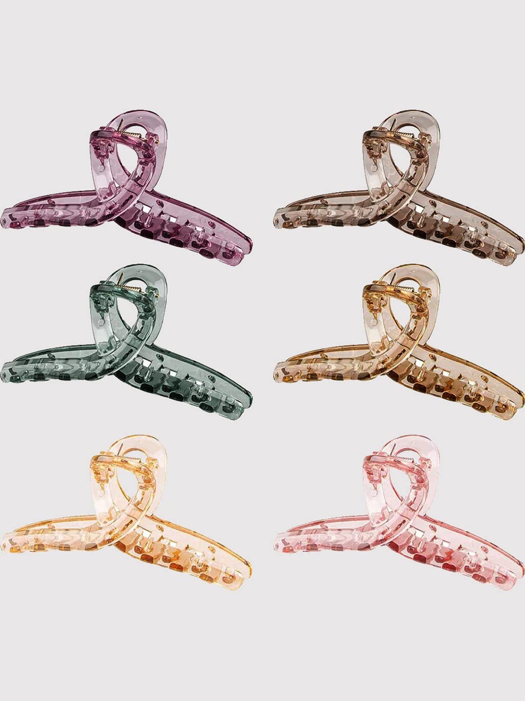 

Krelin Set of 6 Claw Clip, Green