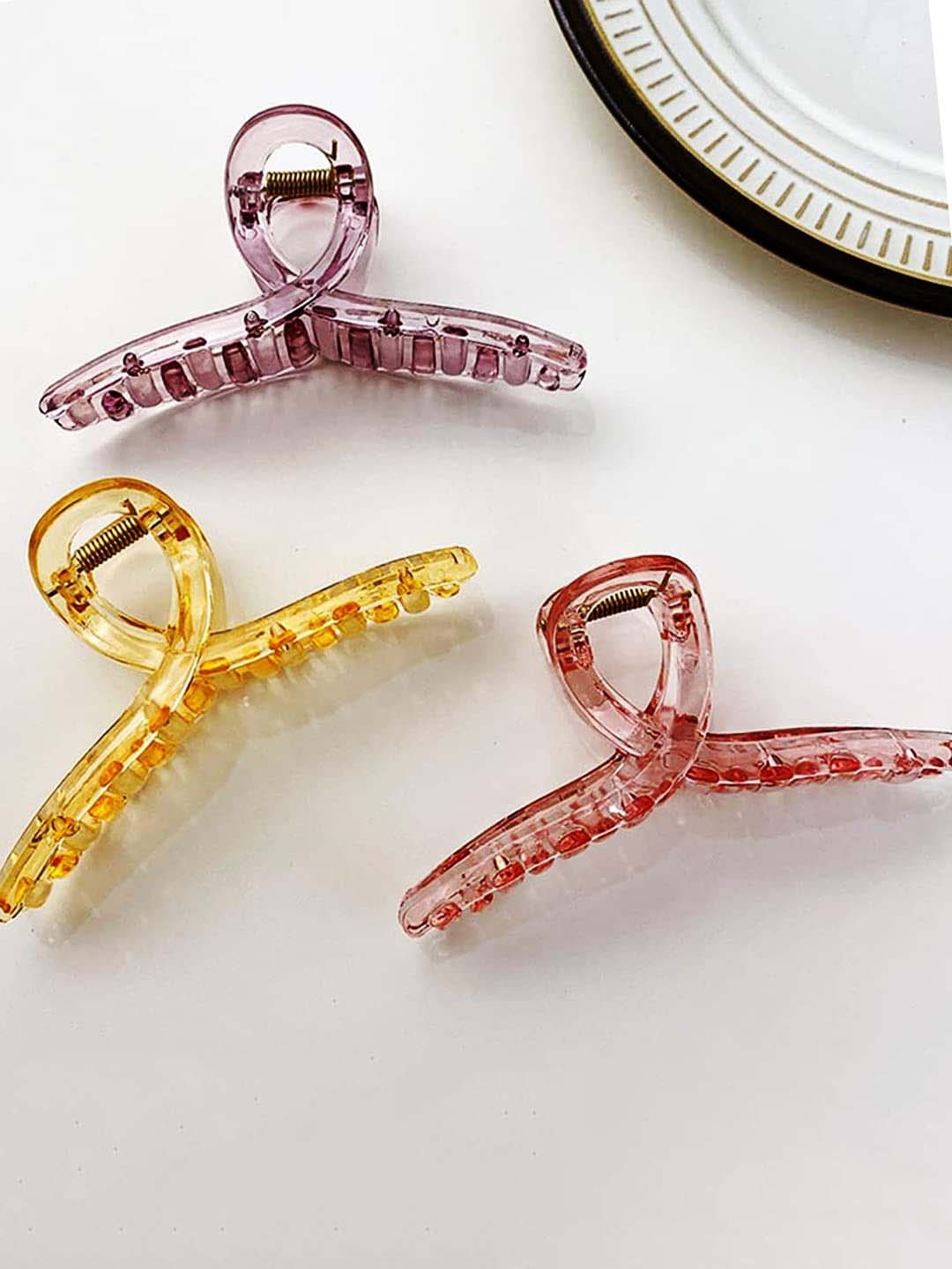 

FIMBUL Set of 3 Claw Clips, Purple