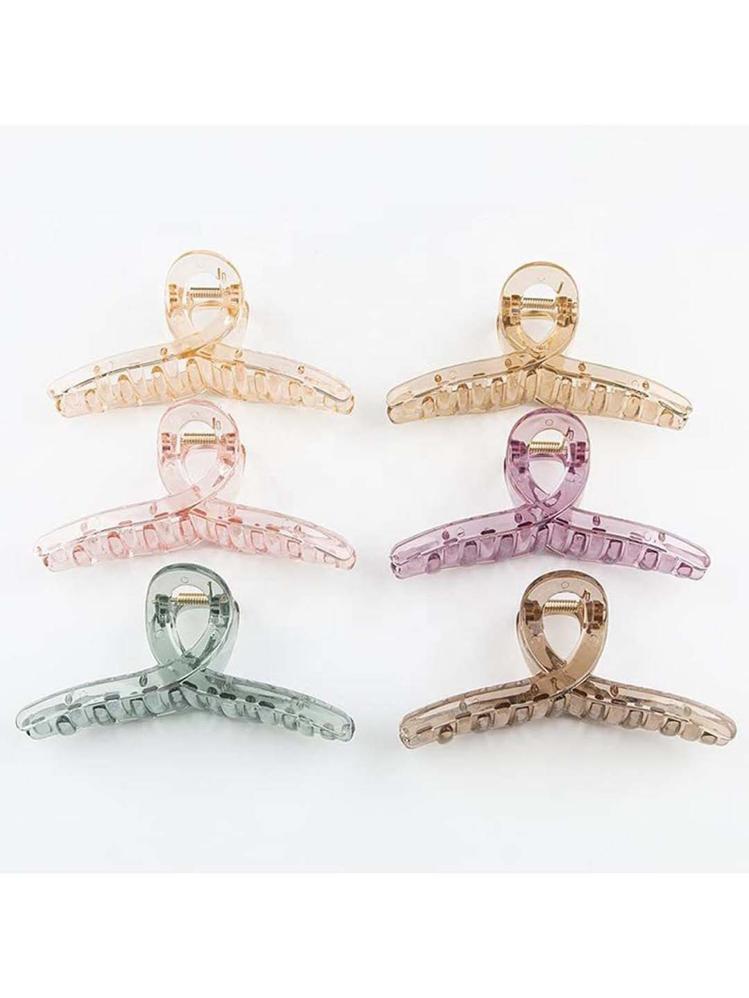 

FIMBUL Set of 6 Claw Clips, Pink