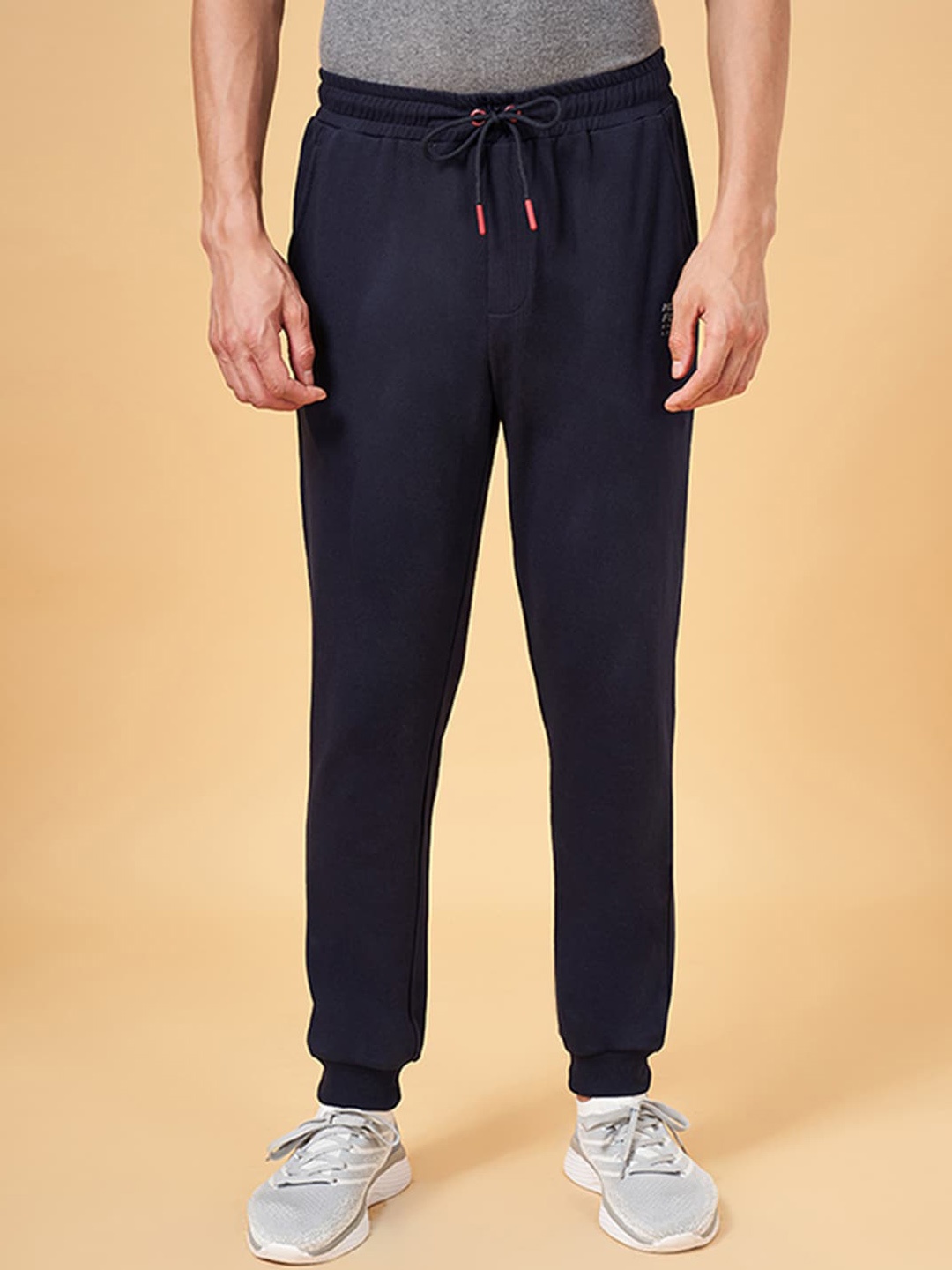 

Ajile by Pantaloons Men Slim-Fit Joggers, Navy blue