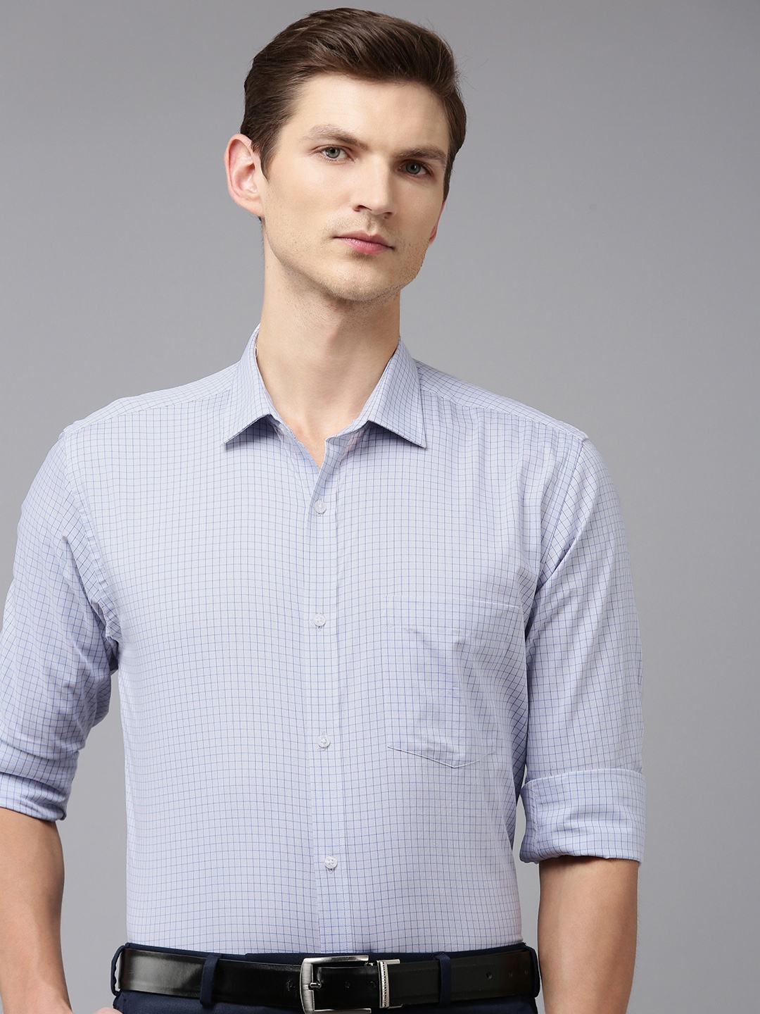 

Park Avenue Slim Fit Pure Cotton Formal Shirt, Grey