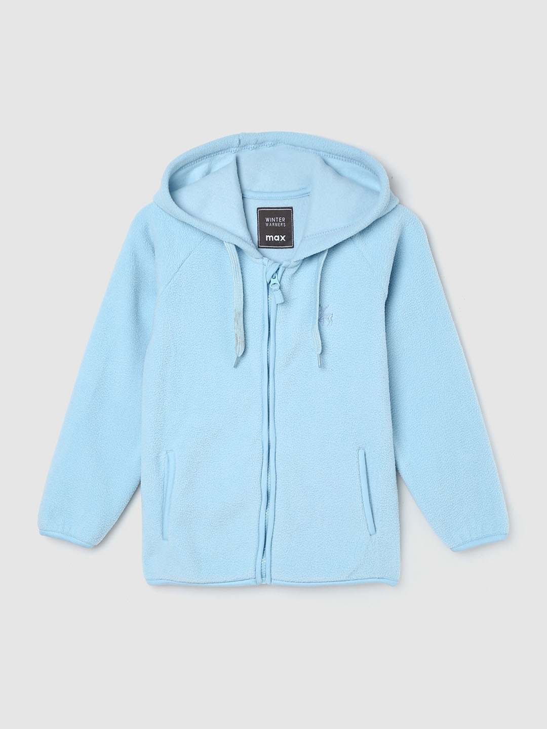 

max Boys Hooded Tailored Jacket, Blue