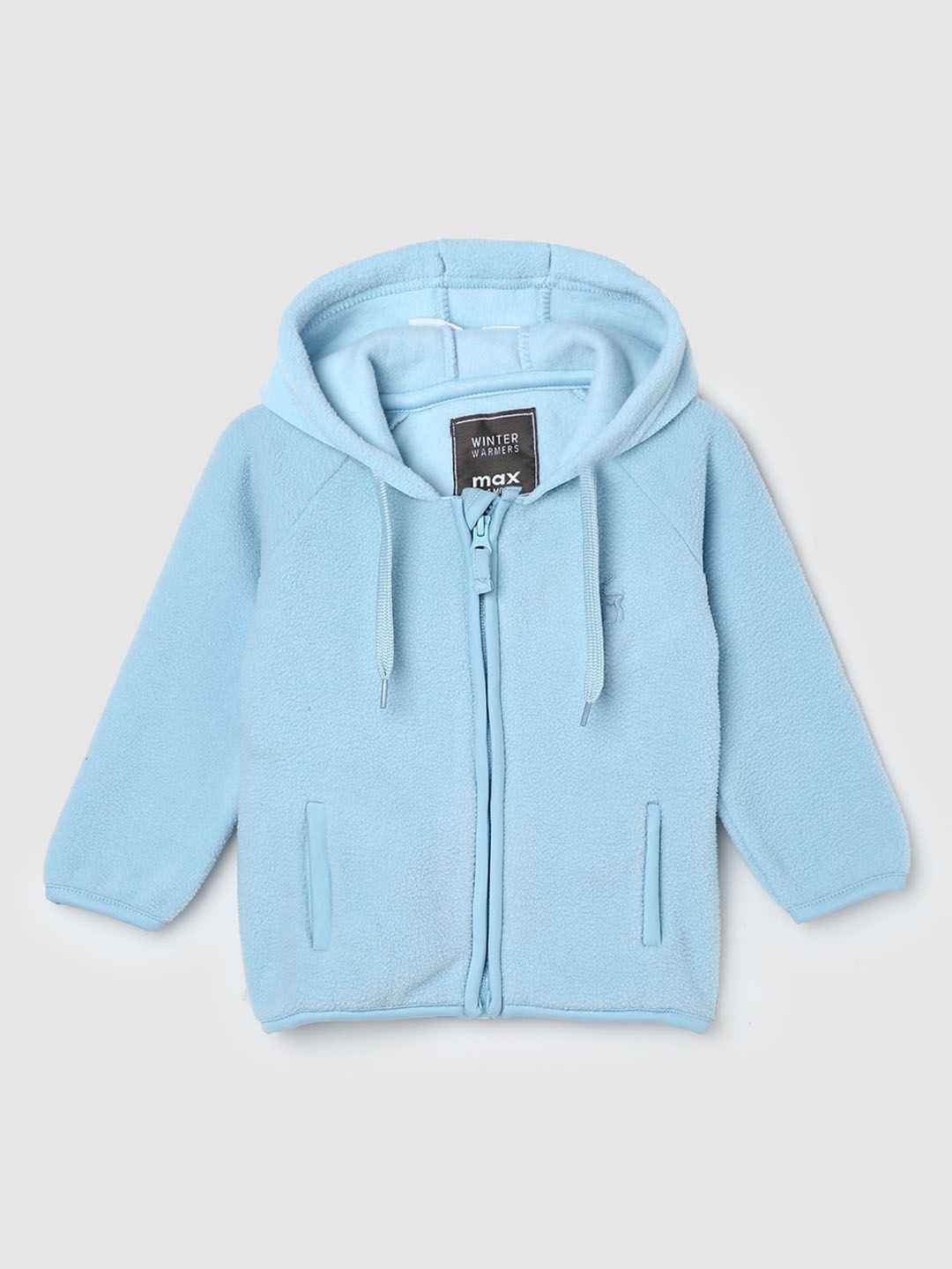 

max Infant Boys Hooded Tailored Jacket, Blue