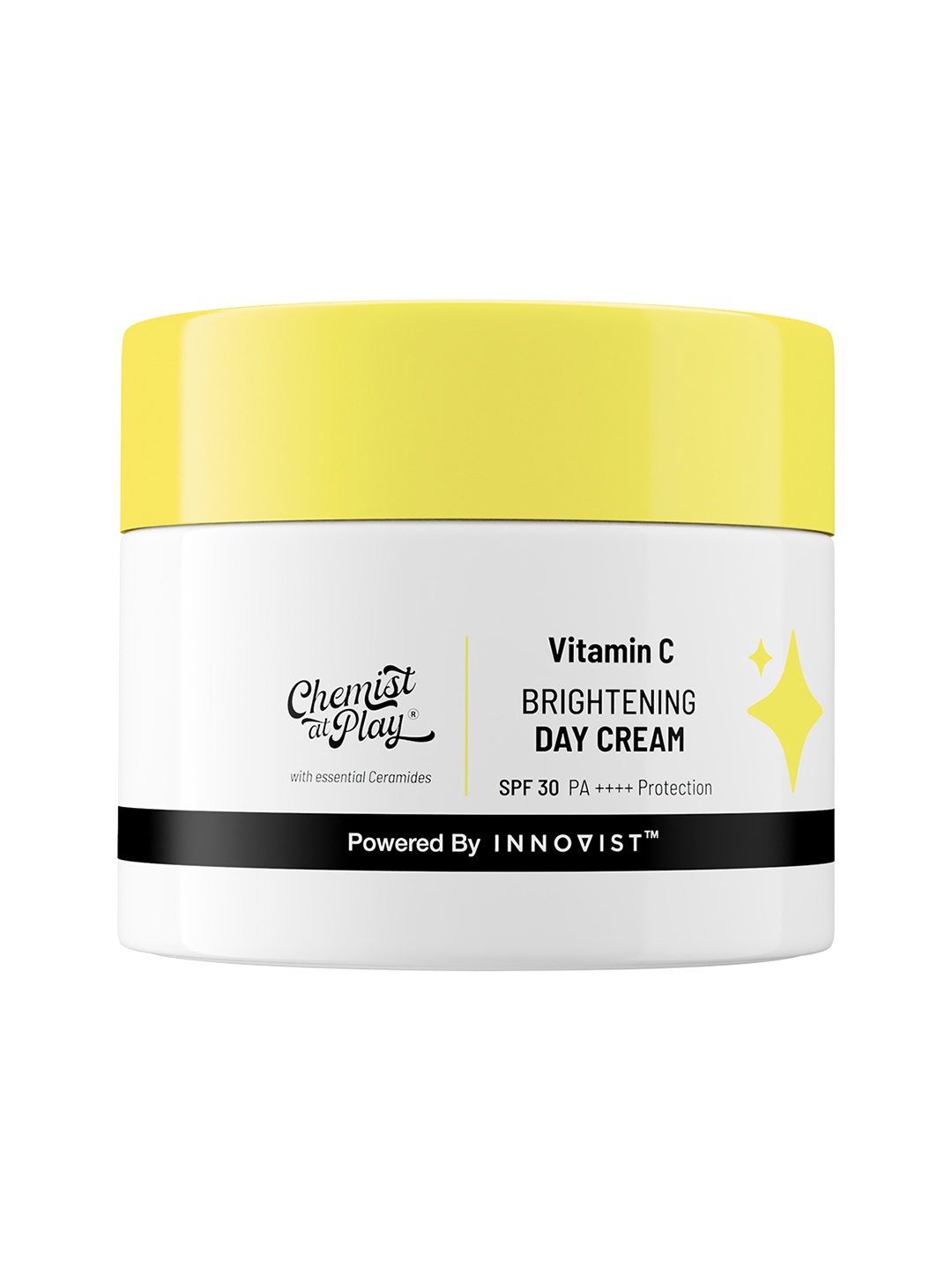 

Chemist at Play Vitamin C Brightening SPF 30 PA+++ Day Cream For Glowing Skin - 50g, Yellow