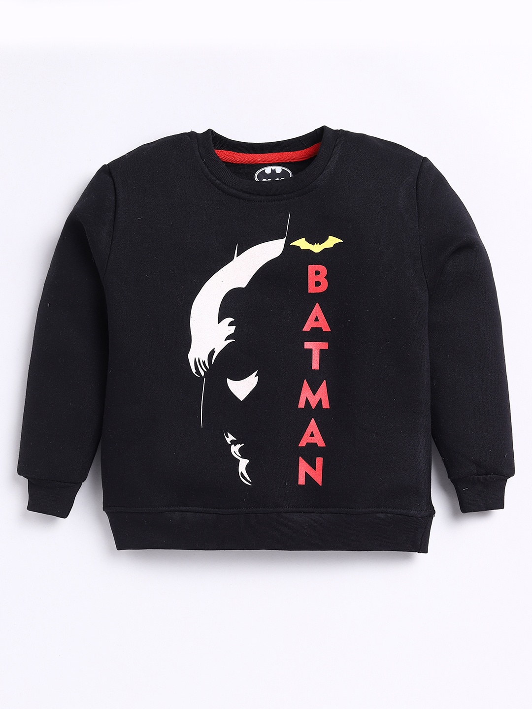 

Eteenz Boys Premium Cotton Batman Printed Sweatshirt, Black