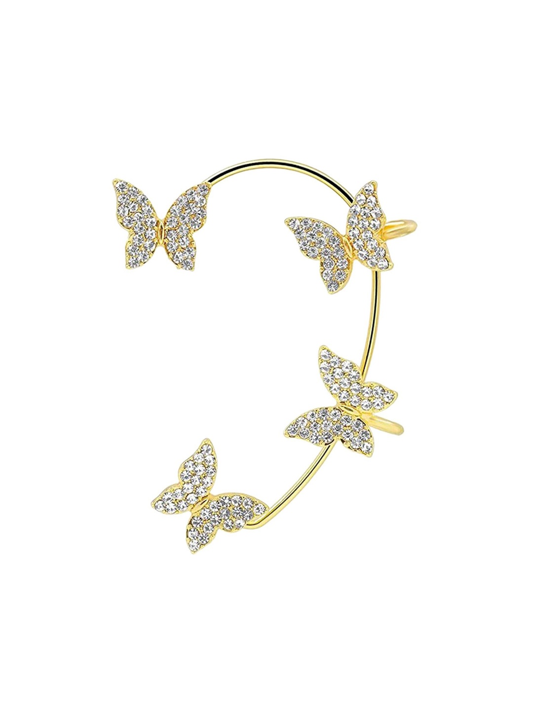 

Lyla Contemporary Ear Cuff Earrings, Gold