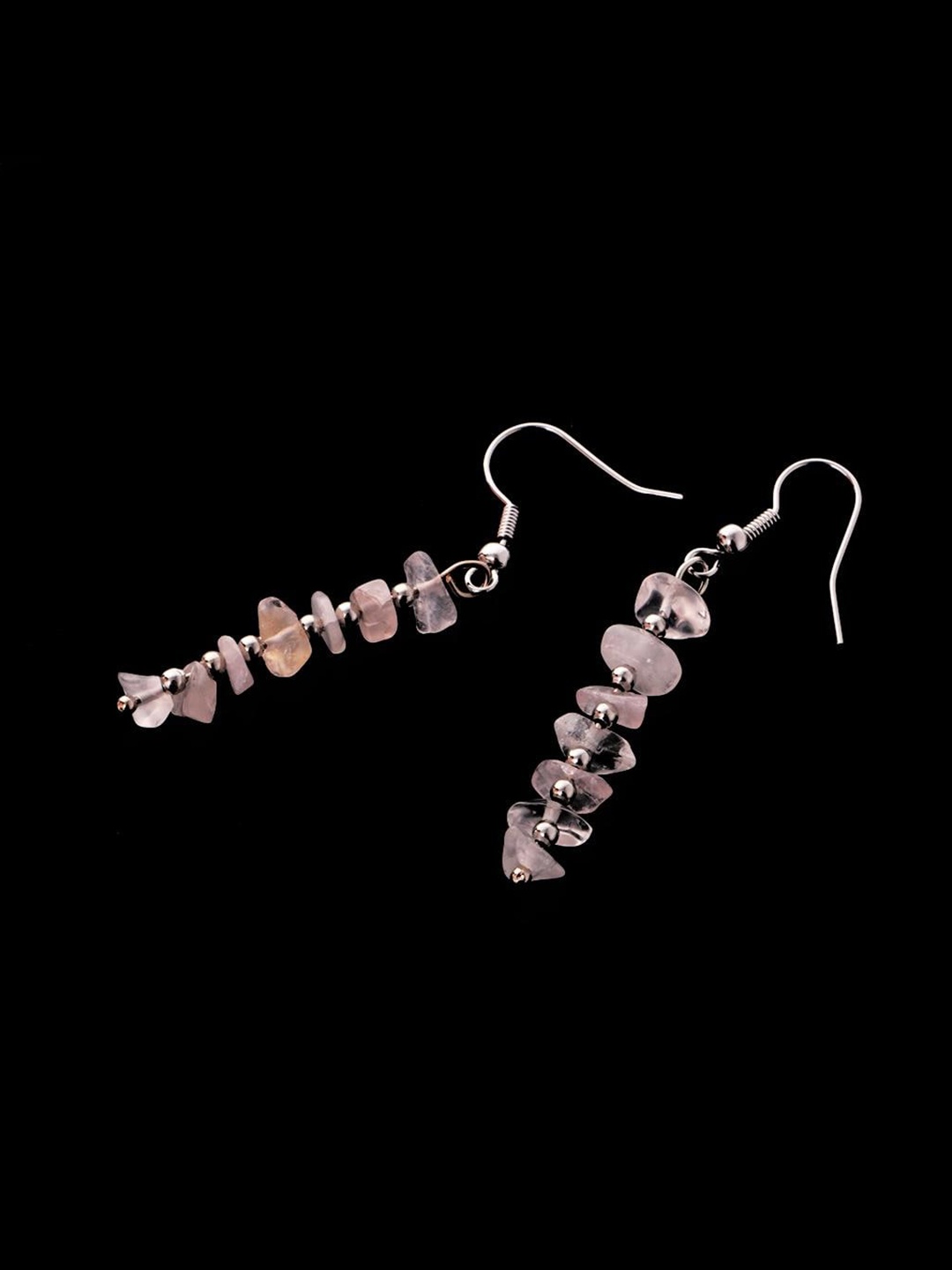 

Lyla Artificial Stones Contemporary Drop Earrings, Silver