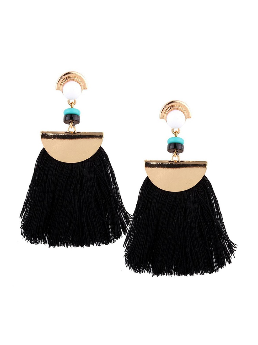 

Lyla Tasselled Contemporary Drop Earrings, Gold