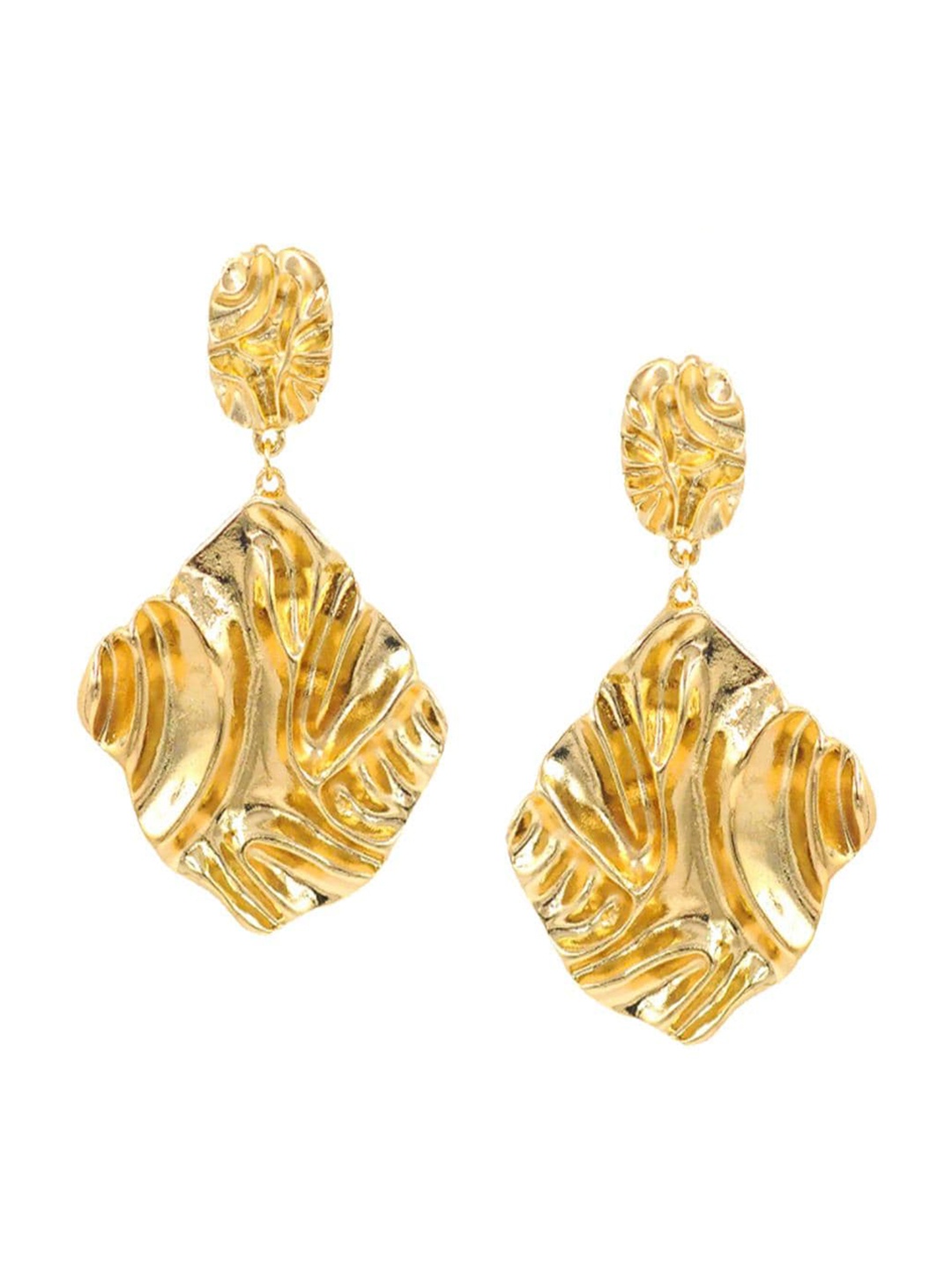 

Lyla Contemporary Drop Earrings, Gold