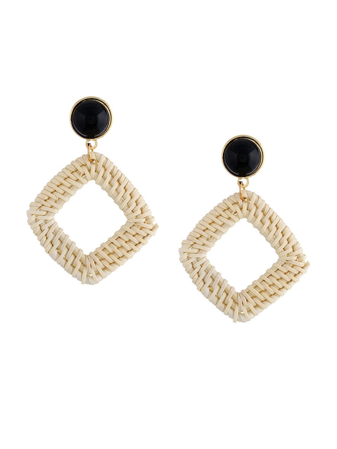 

Lyla Contemporary Stainless Steel Drop Earrings, Na
