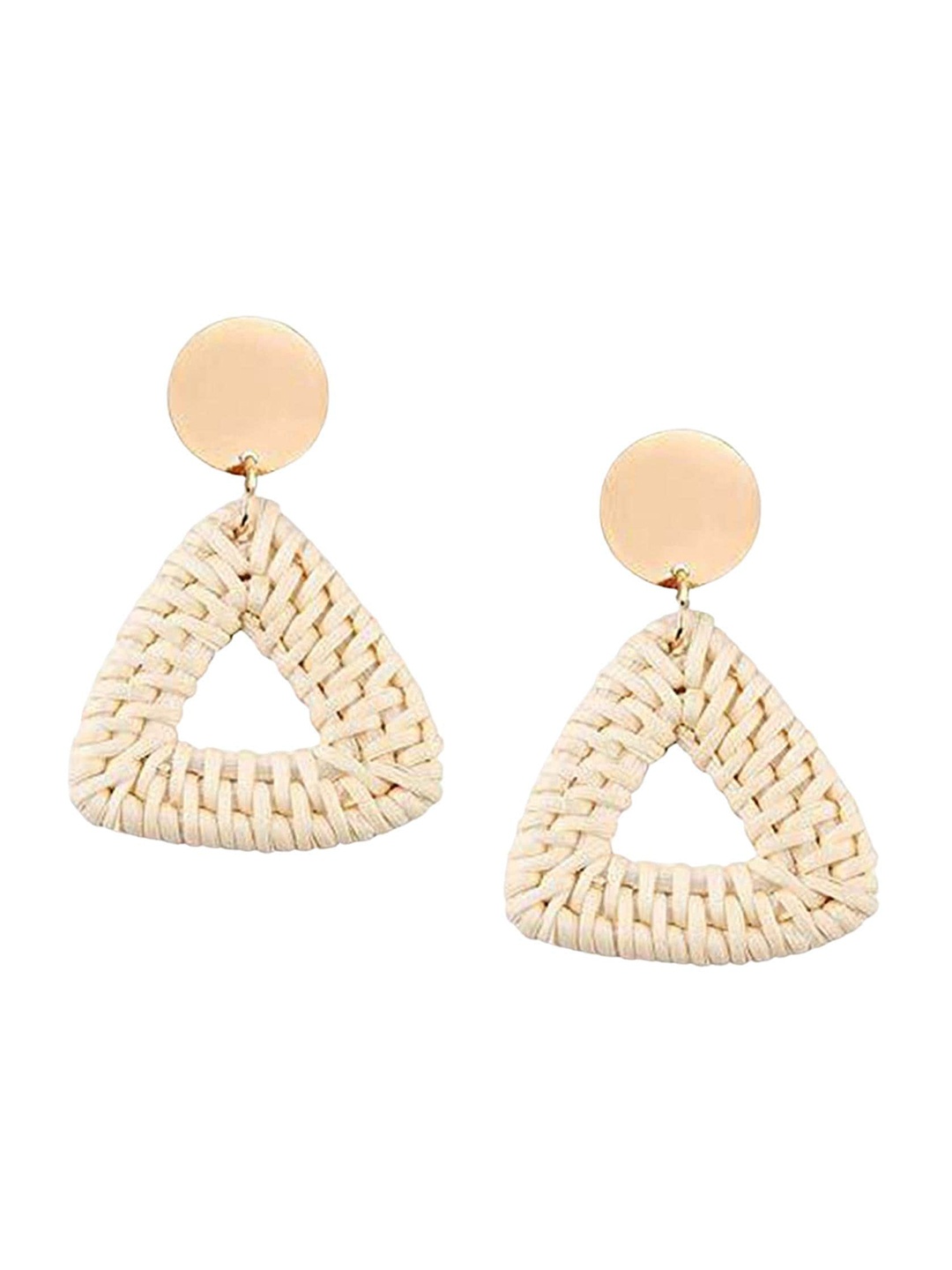 

Lyla Stainless Steel Contemporary Drop Earrings, Gold