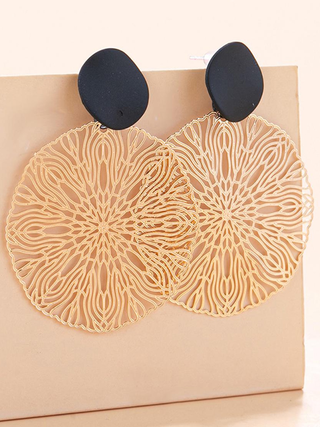 

Lyla Contemporary Copper Drop Earrings