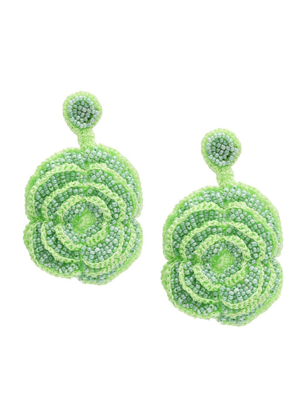 

Lyla Contemporary Drop Earrings, Green