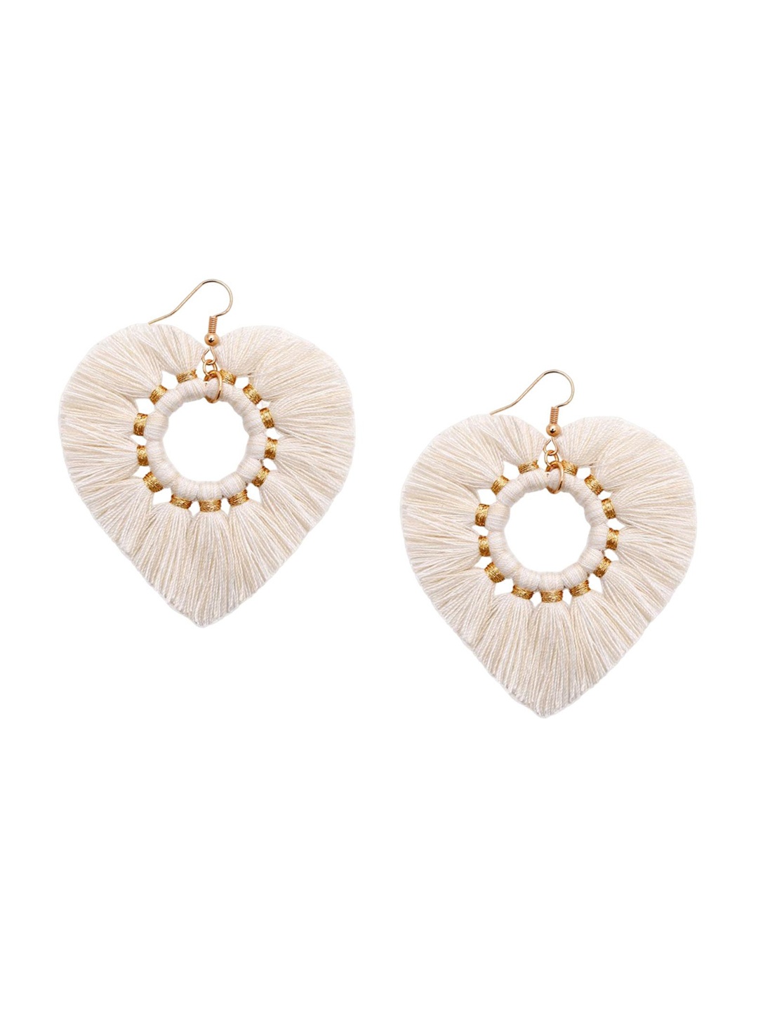 

Lyla Contemporary Drop Earrings, White