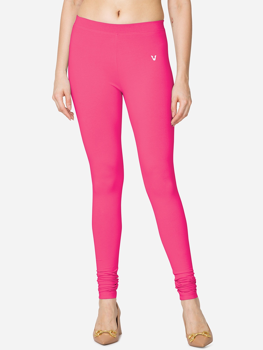

VStar Mid-Rise Churidar-Length Leggings, Pink
