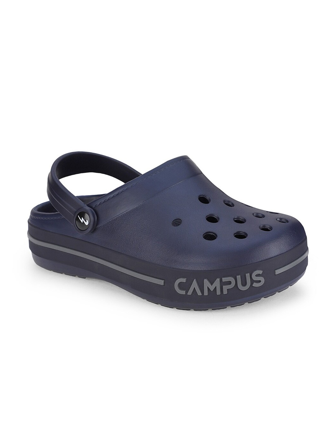 

Campus Men Self Design Clogs, Navy blue