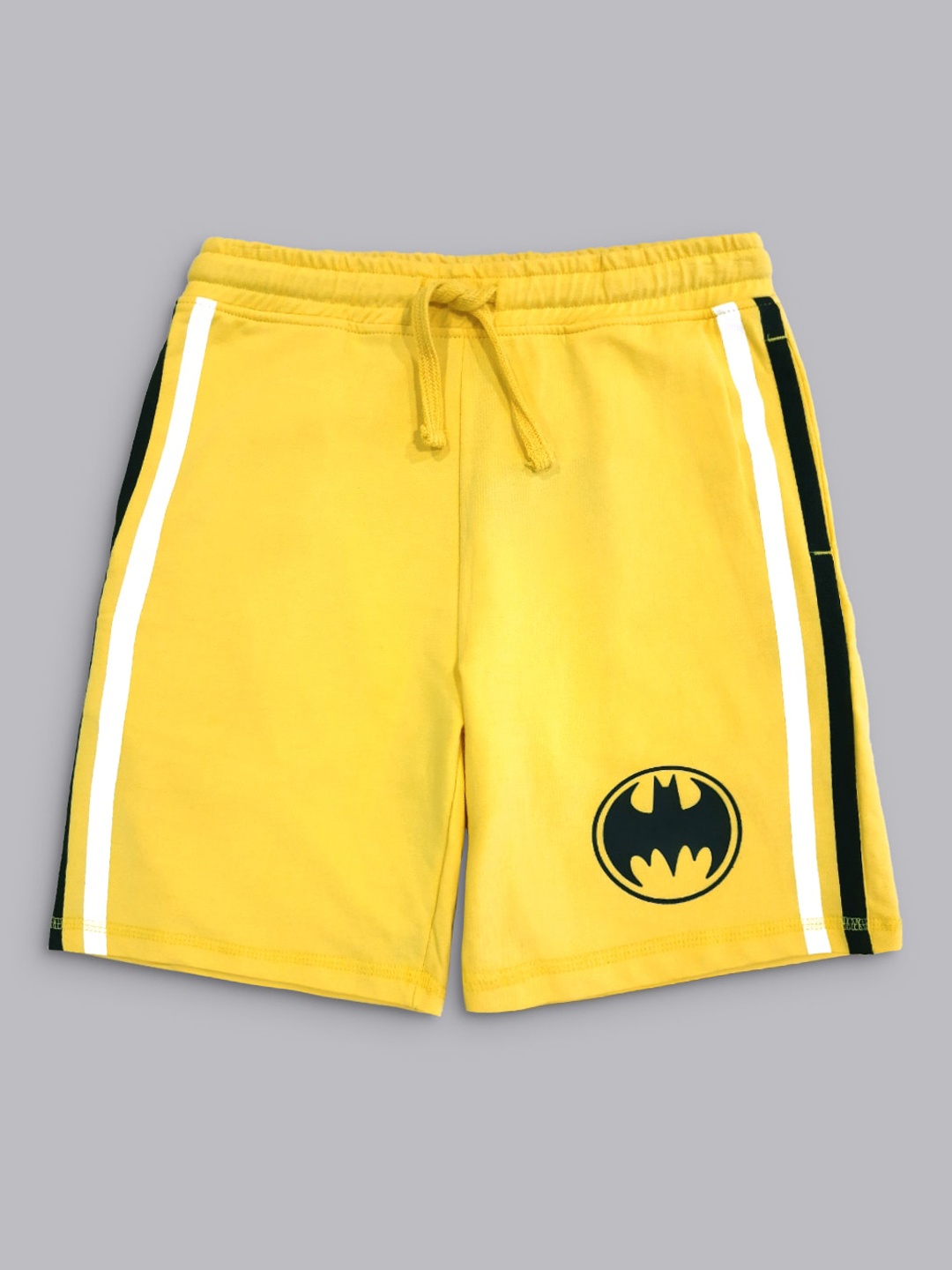 

Kids Ville Pure Cotton Batman Printed Shorts, Yellow