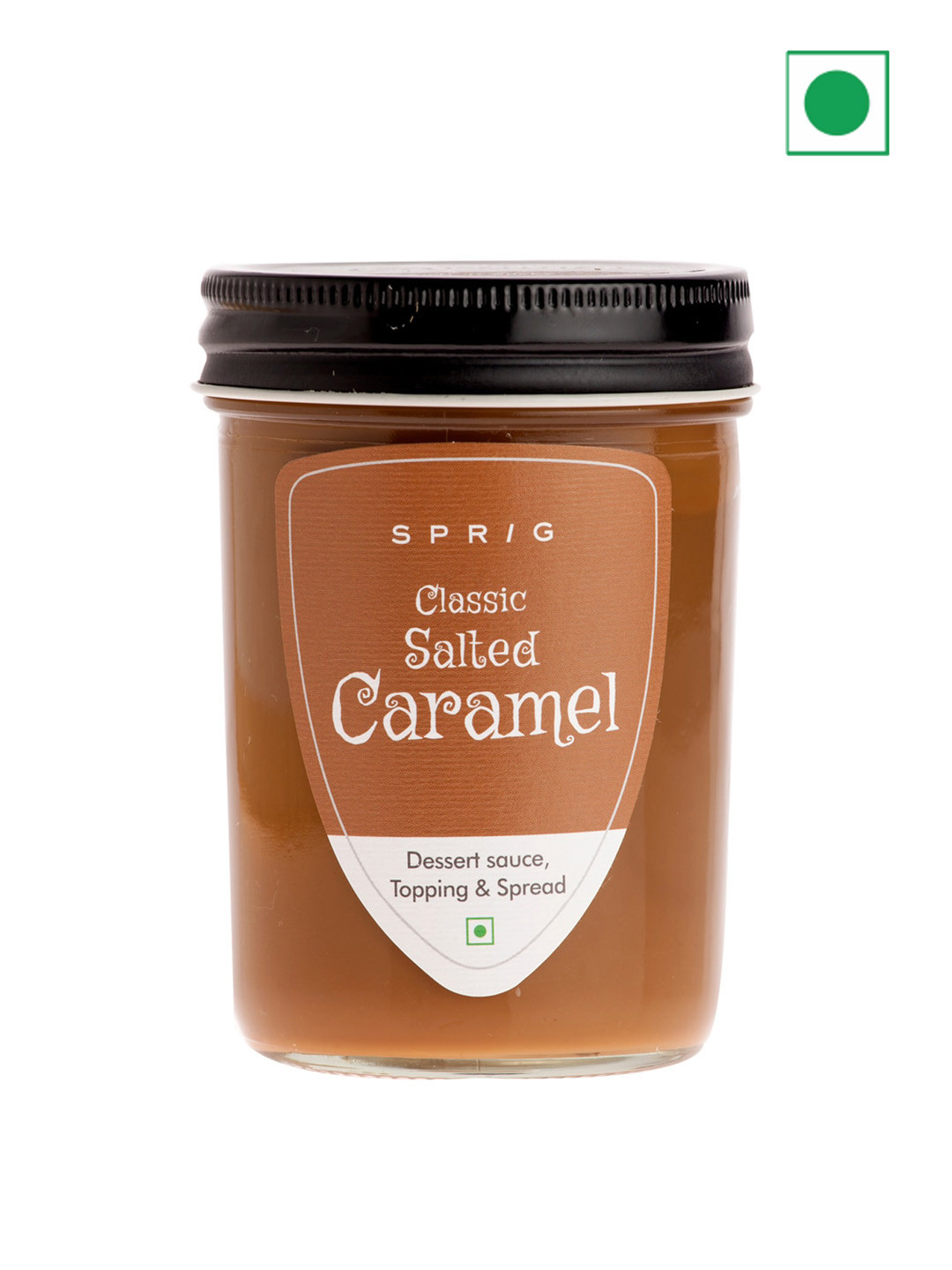 

SPRIG Classic Salted Caramel Breakfast or Sandwich Spread - 290gms, Cream