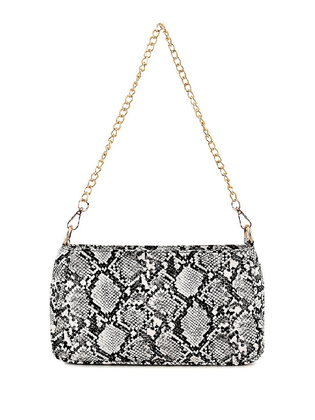 

DressBerry Animal Textured Structured Sling Bag, White