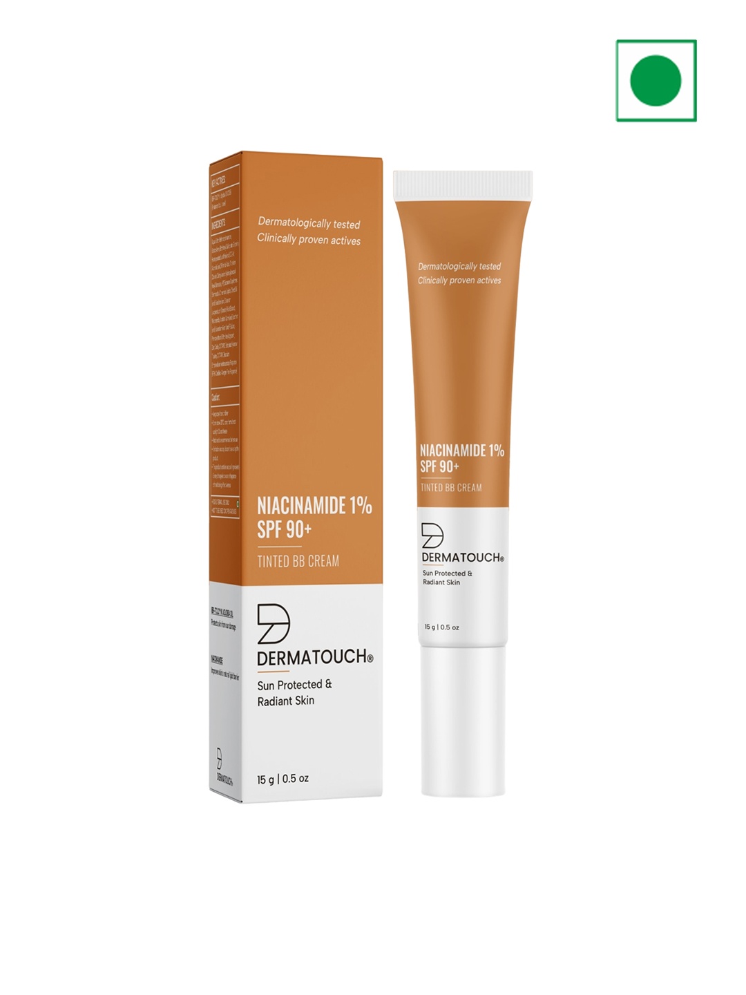 

Dermatouch Niacinamide 1% SPF 90+ PA+++ Tinted BB Cream - 15g - Light Brown