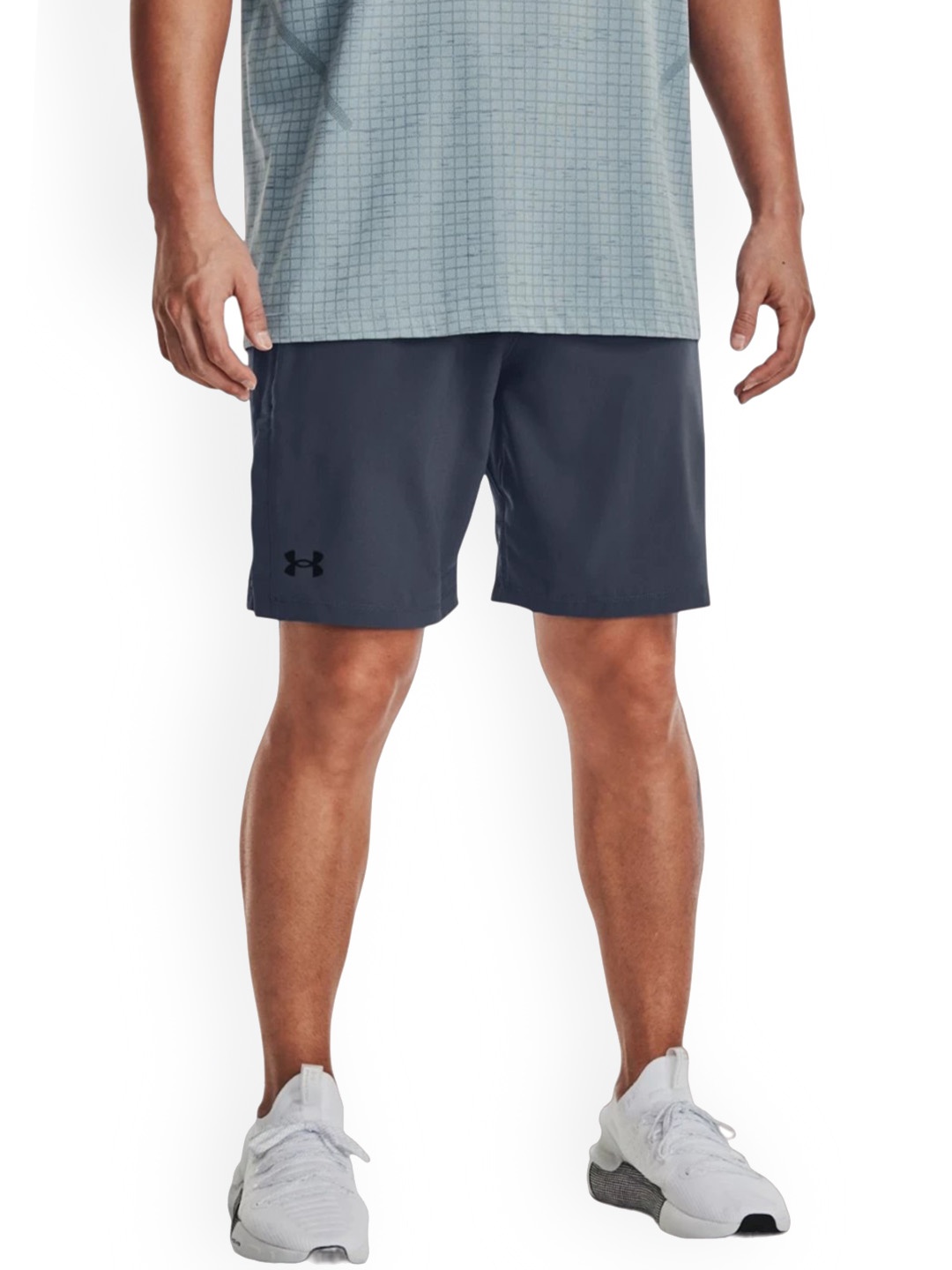 

UNDER ARMOUR Men Slim-Fit Woven Snap Shorts, Grey