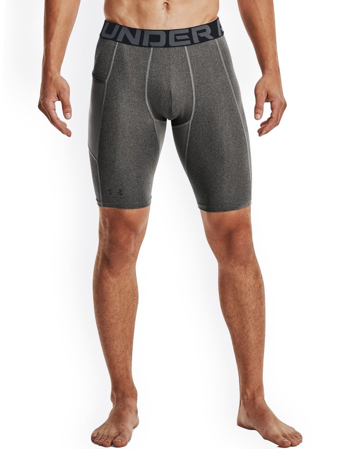 

UNDER ARMOUR Men Heat Gear Long Shorts, Grey
