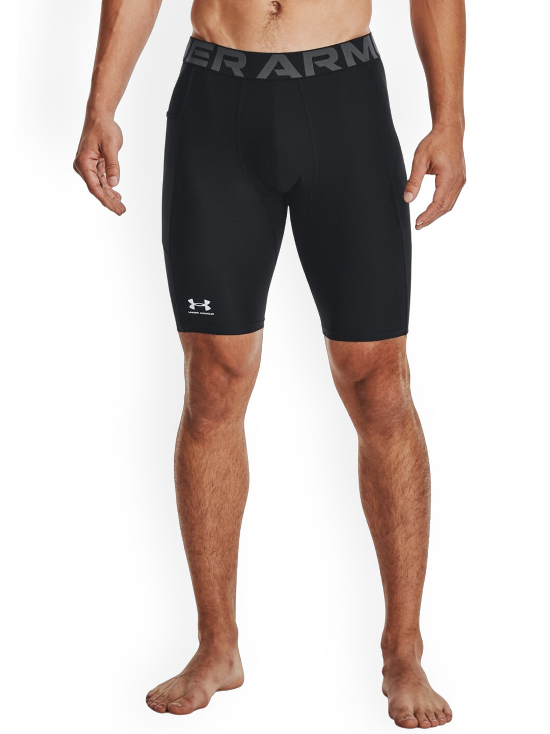 

UNDER ARMOUR Men Skinny-Fit Sports Shorts, Black