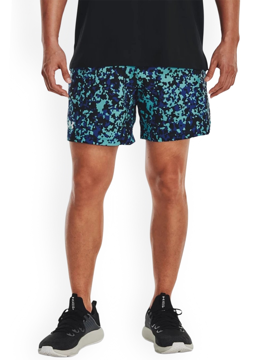 

UNDER ARMOUR Project Rock Men Vanish Woven 6" Printed Sports Shorts, Blue