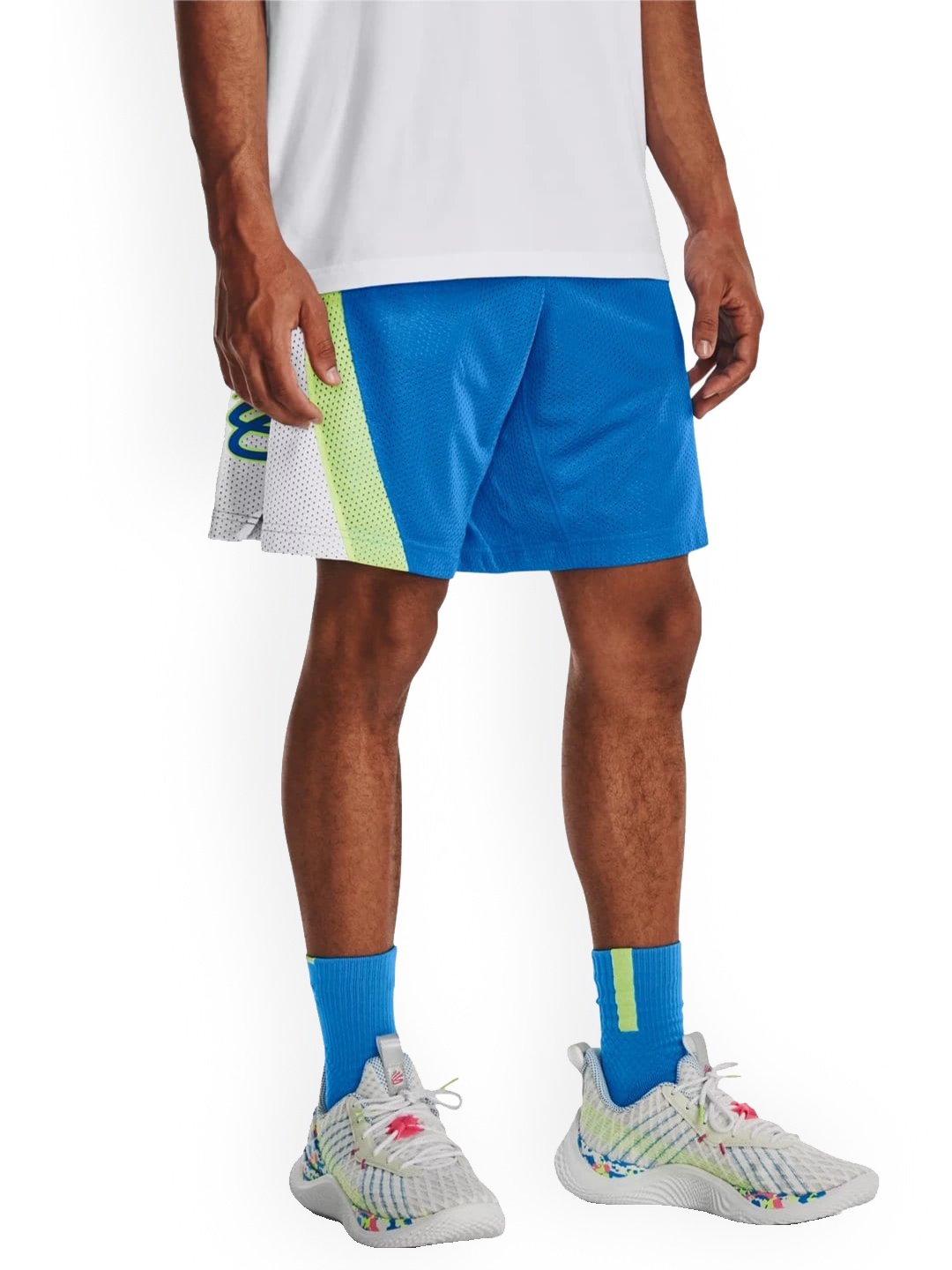 

UNDER ARMOUR Men Curry Splash Shorts, Blue