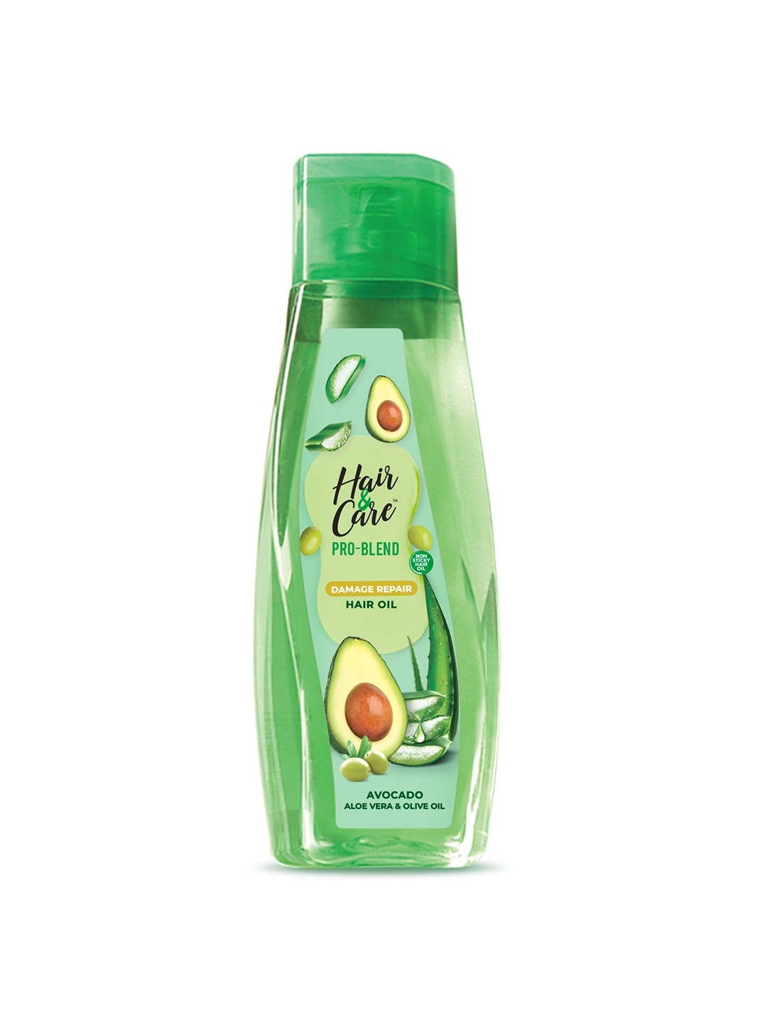 

Hair & Care Pro Blend Damage Repair Hair Oil with Avocado & Aloe Vera - 300ml, Green