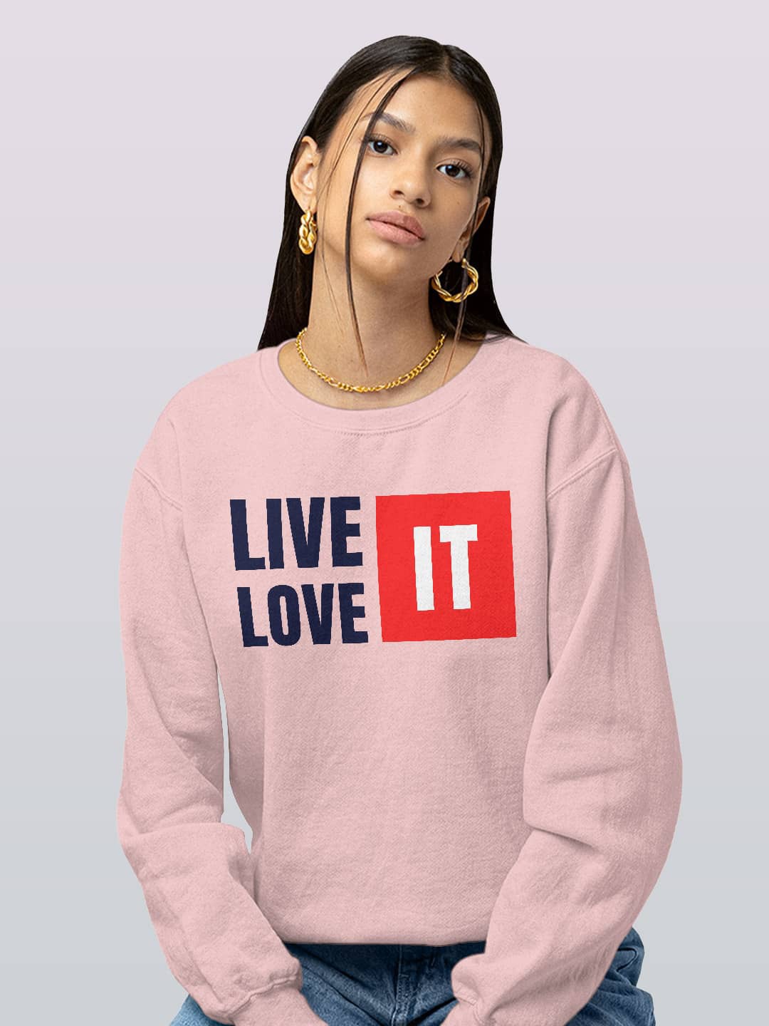 

macmerise Typography Printed Dry Fit Sweatshirt, Pink