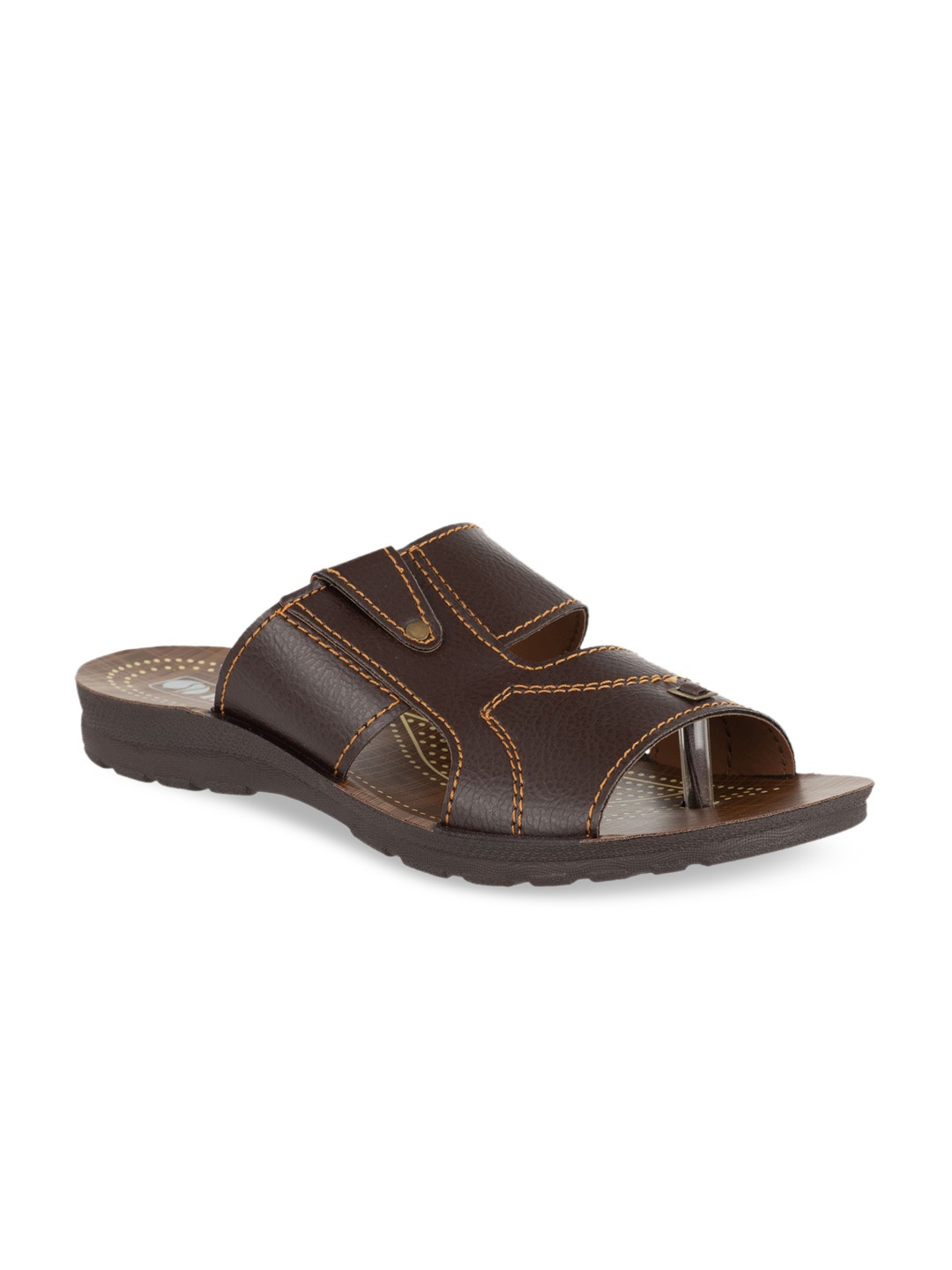 

Inblu Lightweight Anti-Skid Slip-On Comfort Sandals, Brown