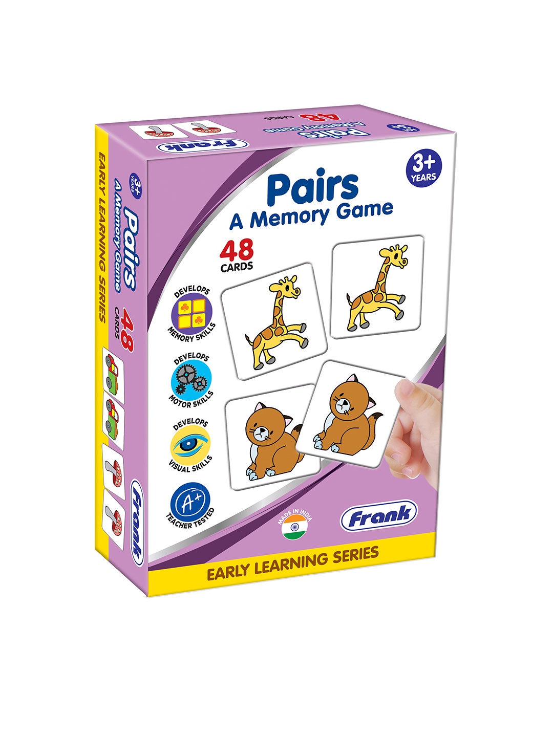 

Frank Set of 48 Cards Pairs Early Learning Memory Game, Multi