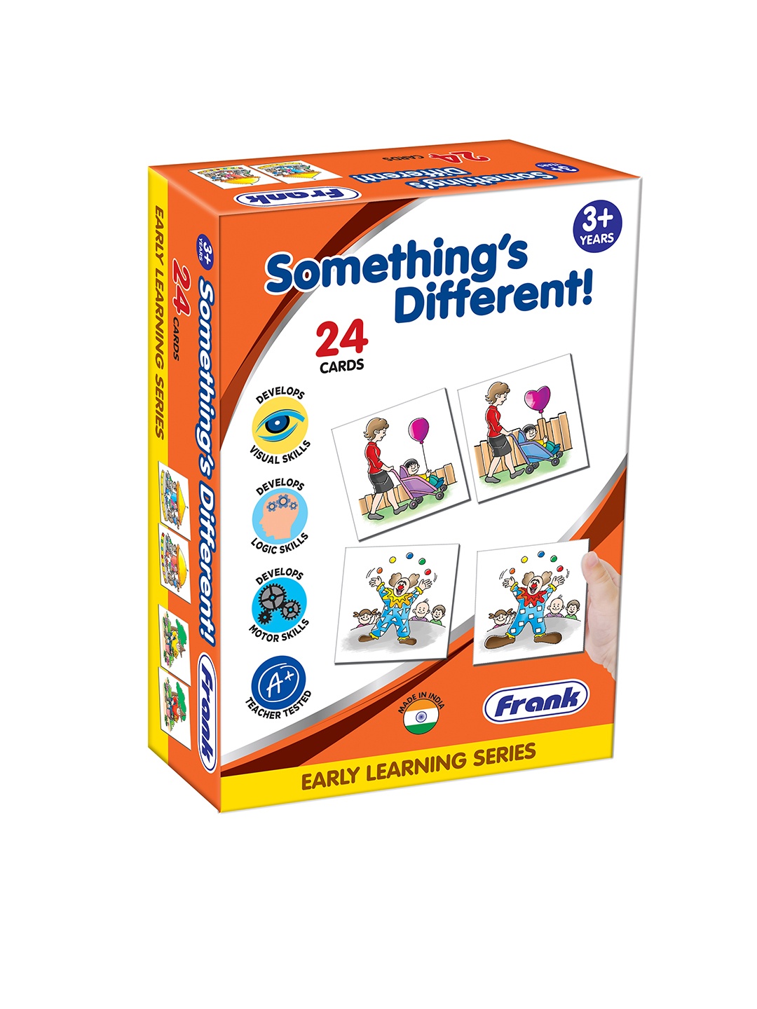 

Frank Kids Something's Different Early Learning Game For Ages 3+ Years, Multi