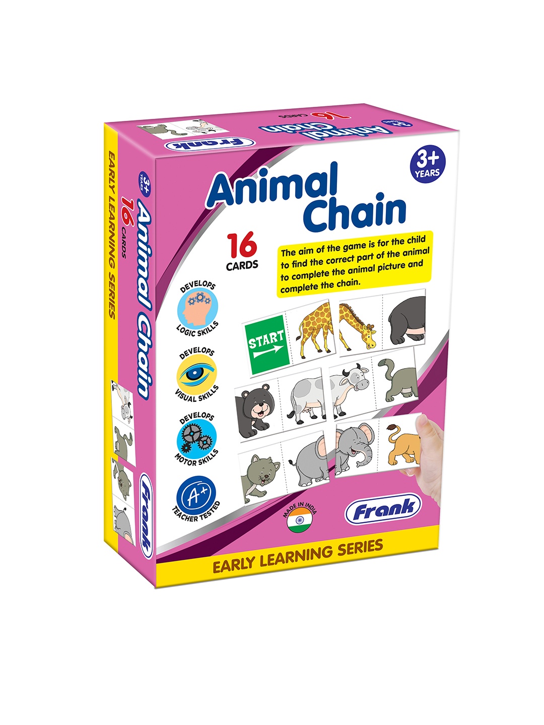 

Frank Early Learning Series Animal Chain Puzzle - 3+Years, Multi