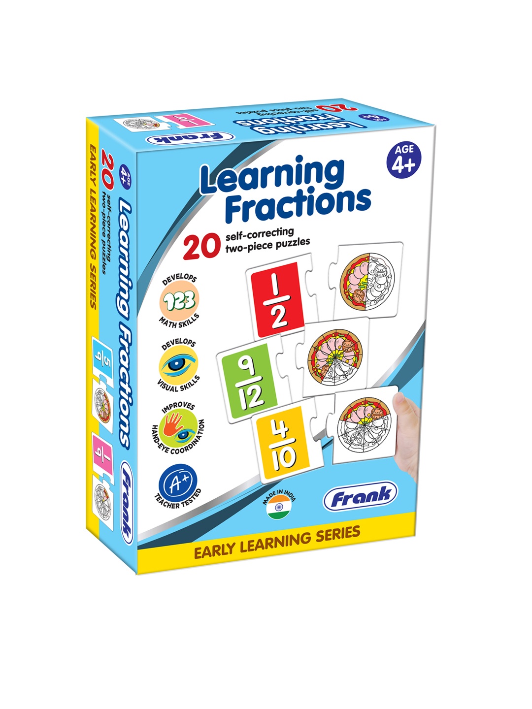 

Frank Early Learning Series Learning Fractions Puzzle - 4+Years, Multi