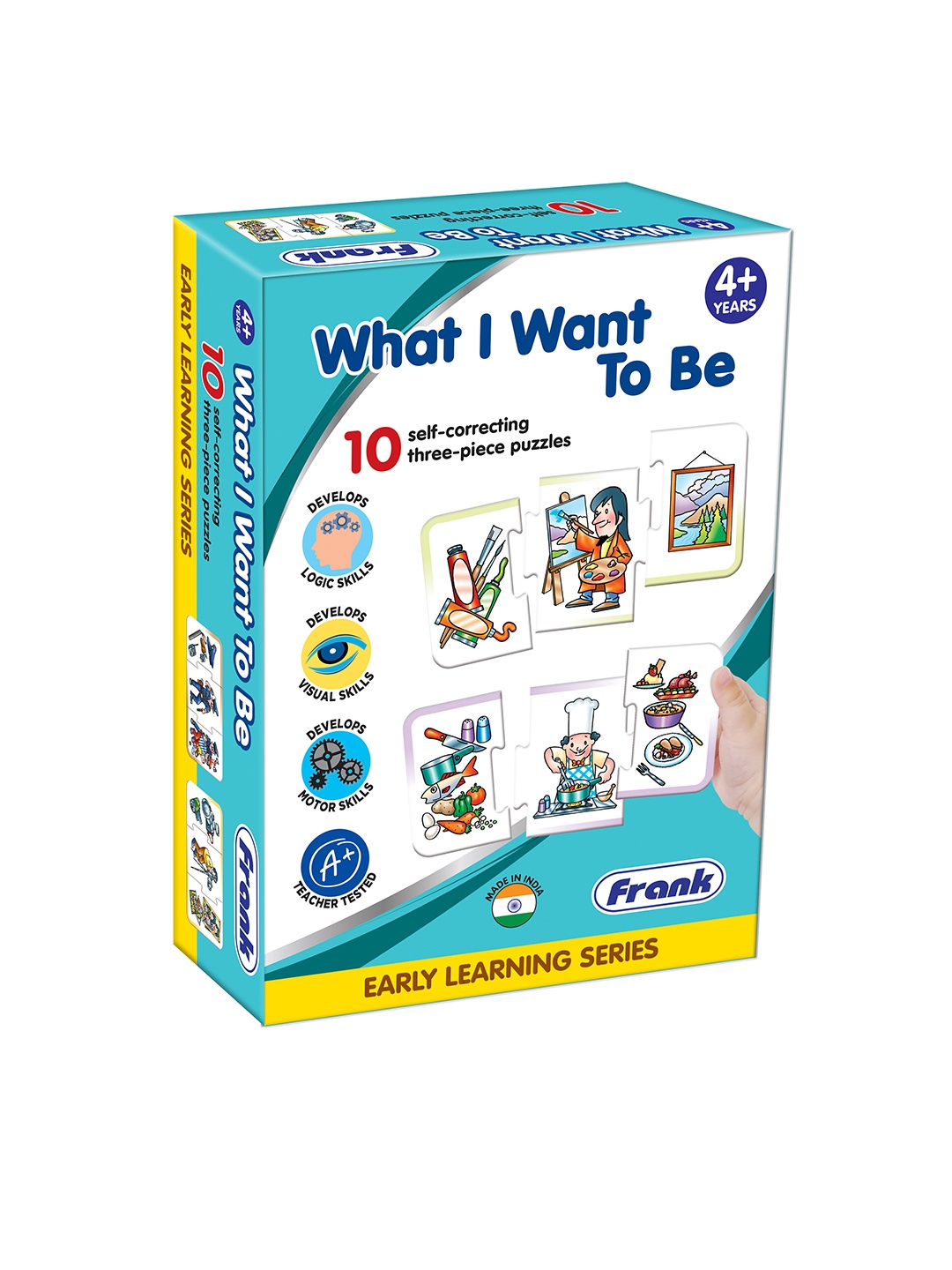 

Frank Kids What I Want to Be Early Learning Puzzle For Age 4+ Years, Multi