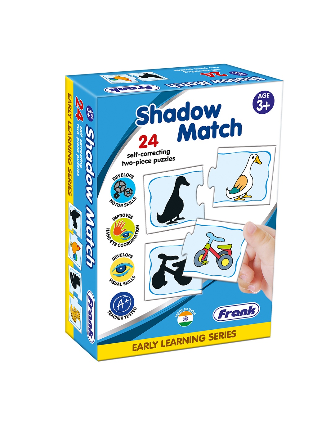 

Frank Early Learning Series Shadow Match Puzzle - 3+Years, Multi