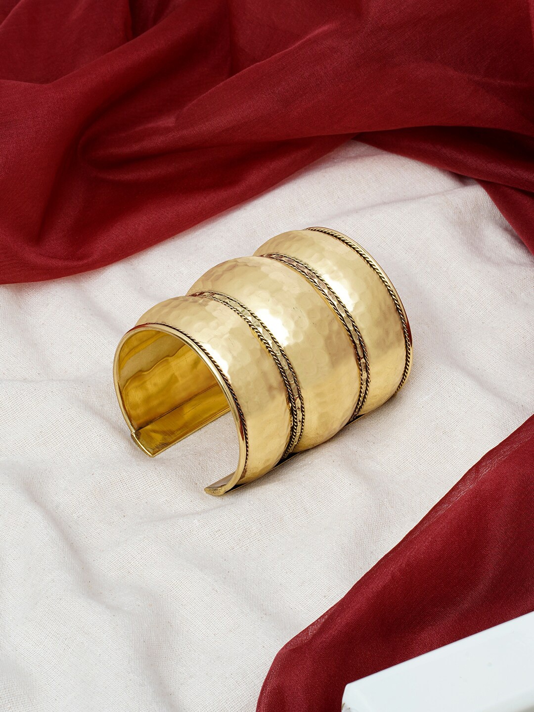 

TEEJH Gold-Plated Cuff Bracelet