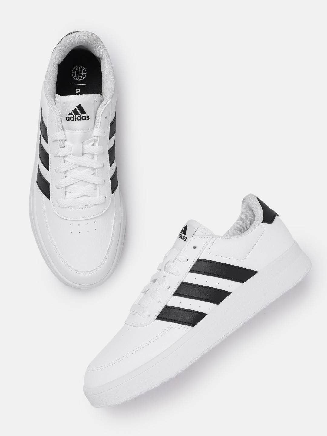 

ADIDAS Men BREAKNET 2.0 Tennis Sneakers, White