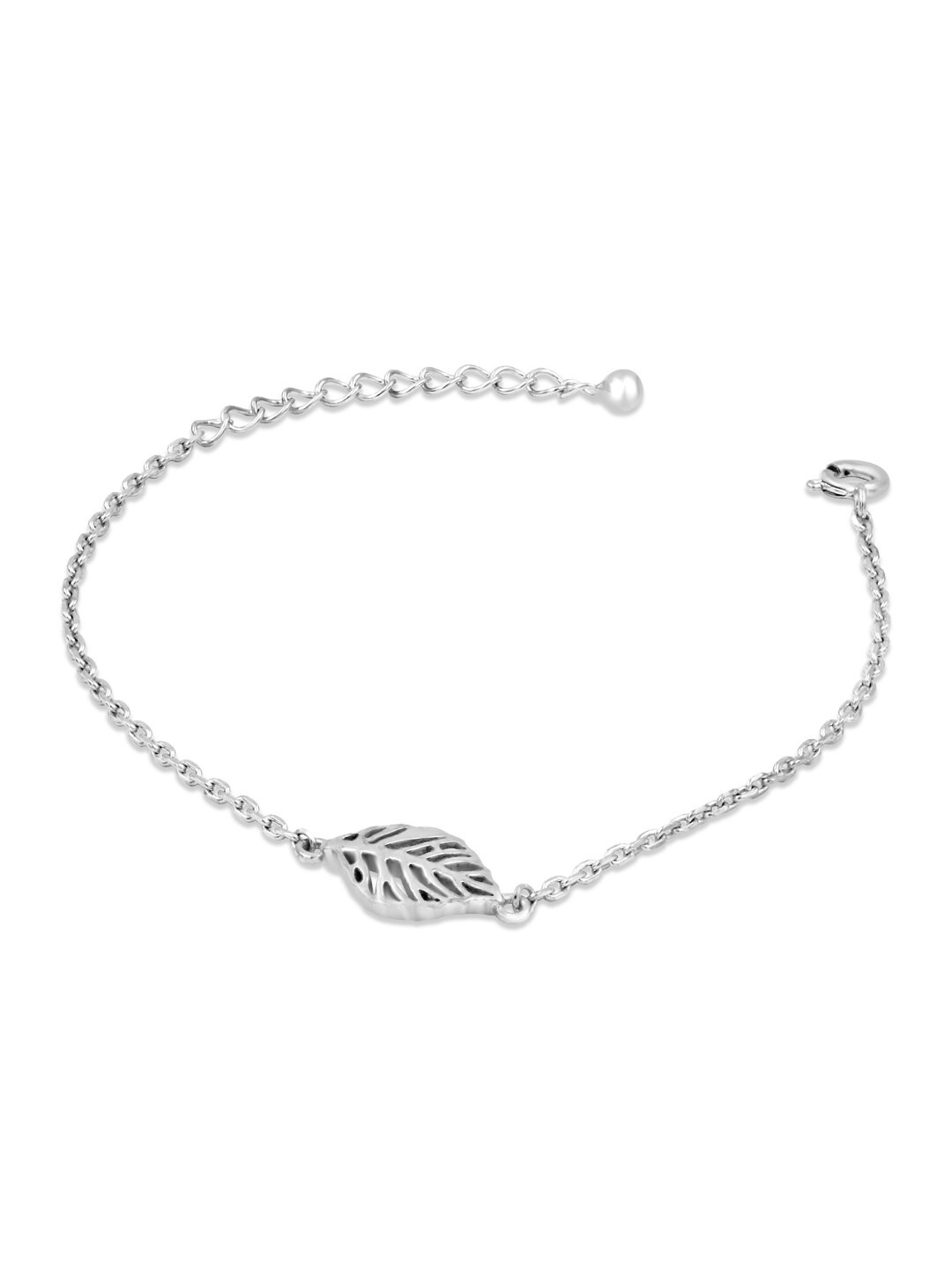 

Zarkan Sterling Silver Cubic Zirconia Rhodium-Plated Wraparound Bracelet