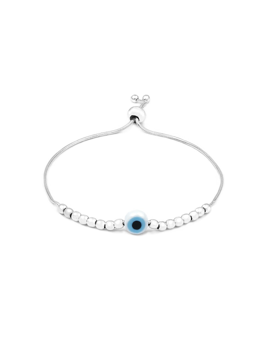 

Zarkan Sterling Silver Rhodium-Plated Charm Bracelet