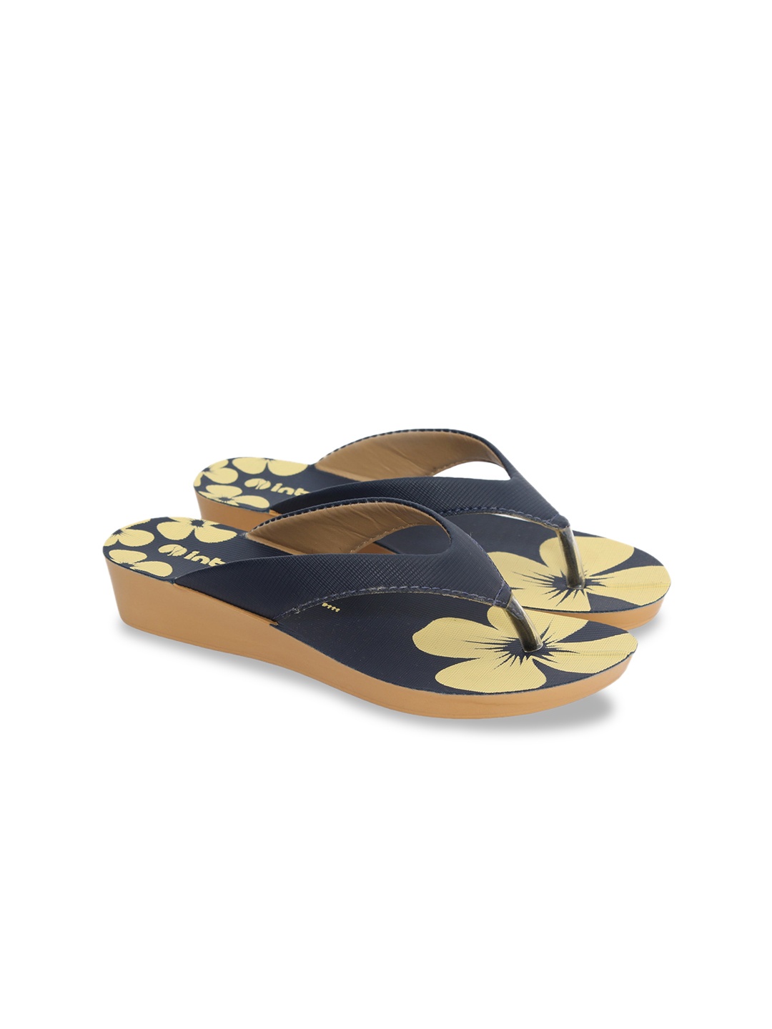 

Inblu Lightweight & Anti Skid Open Toe Flats, Navy blue