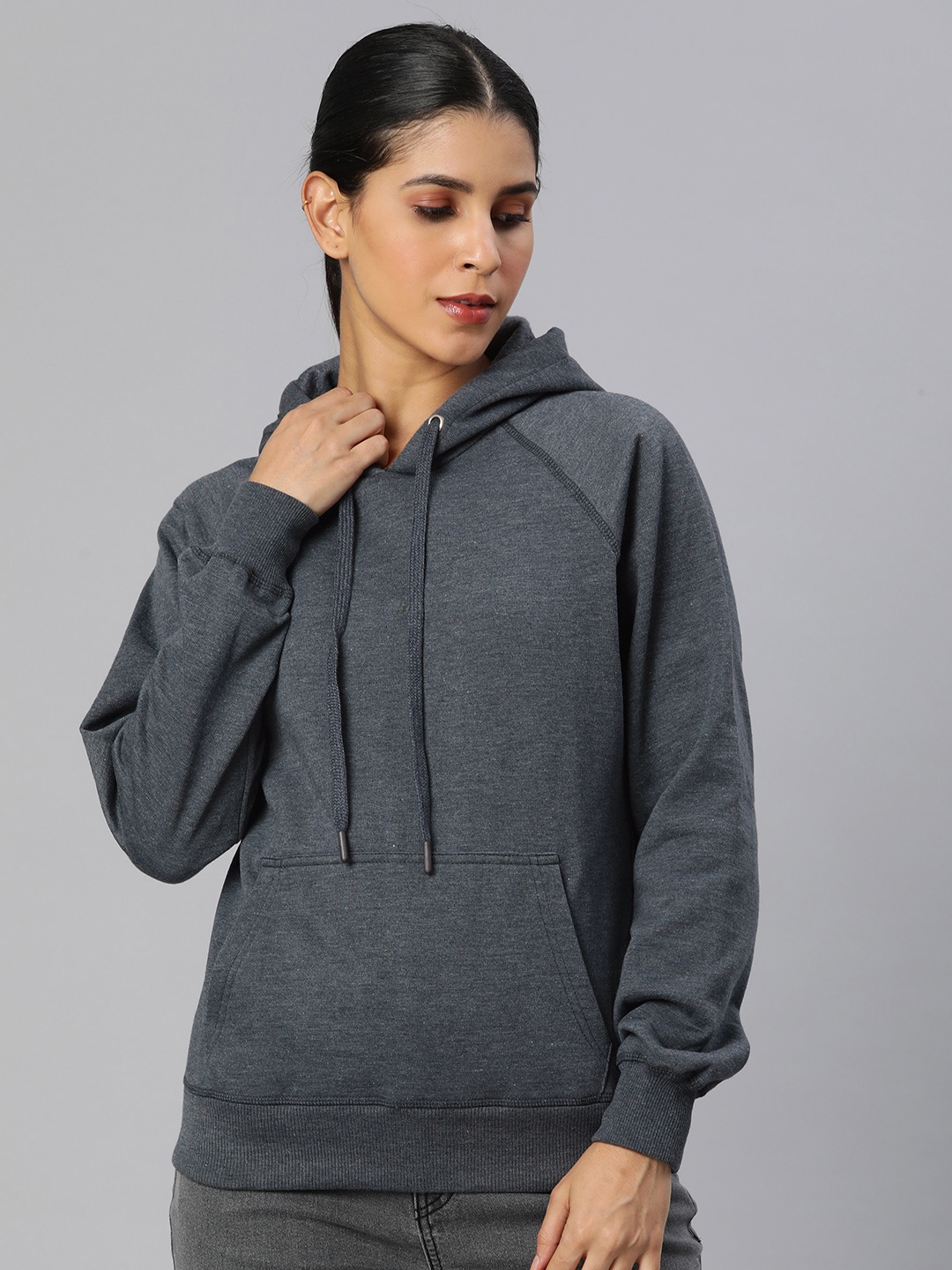 

ADBUCKS Hooded Sweatshirt, Grey melange