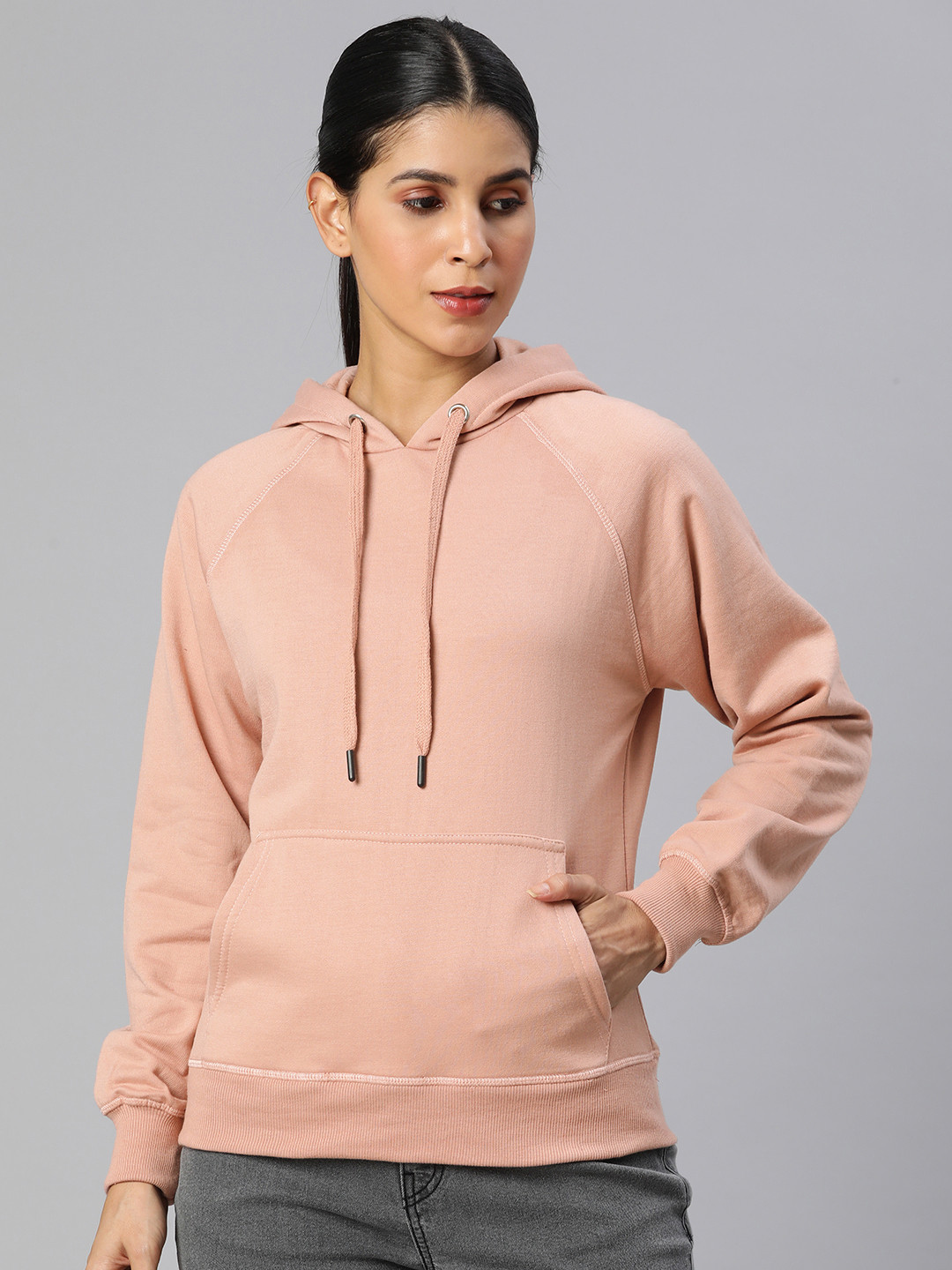 

ADBUCKS Hooded Sweatshirt, Peach