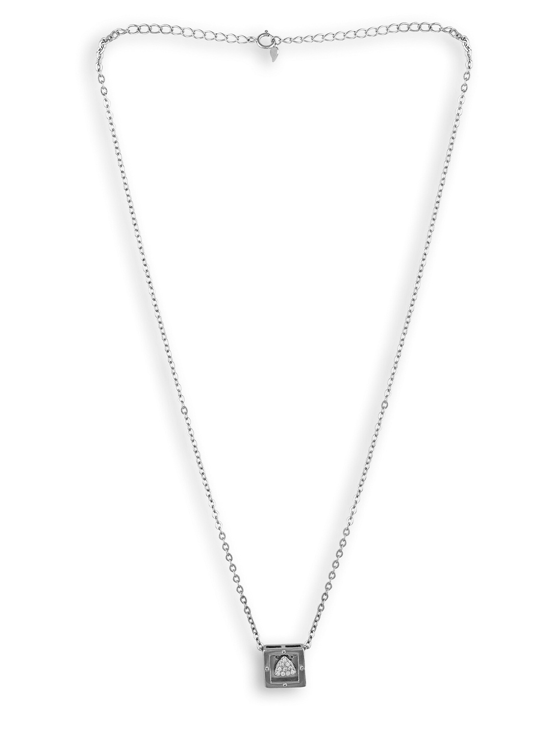 

Silverwala 925 Silver Statement Necklace