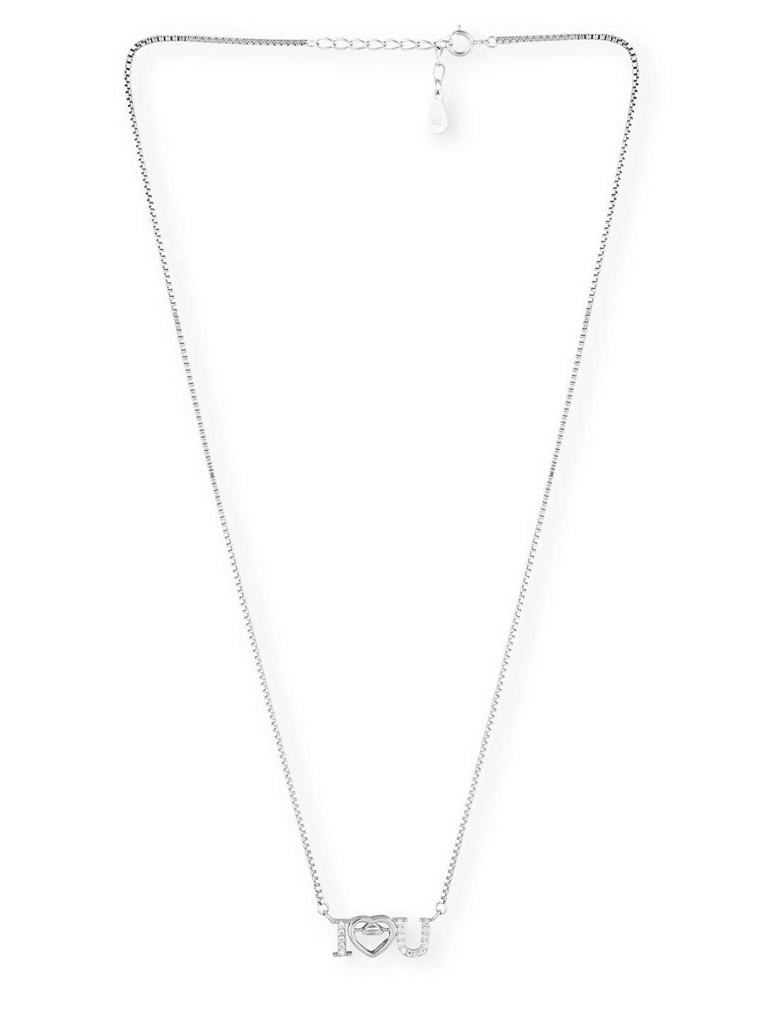 

Silverwala 925 Silver Zirconia Necklace