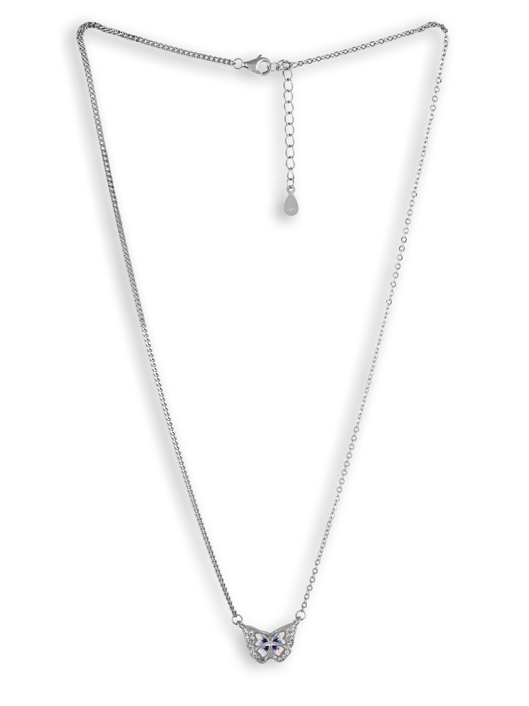 

Silverwala 925 Silver Zirconia Necklace